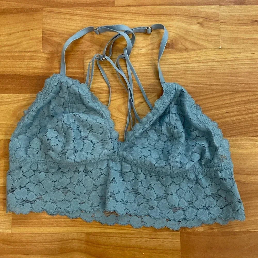 Aerie Blue Lace Bralette